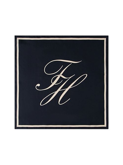 Foulard quadrato in pura seta Tommy Hilfiger | AW0AW182230GY